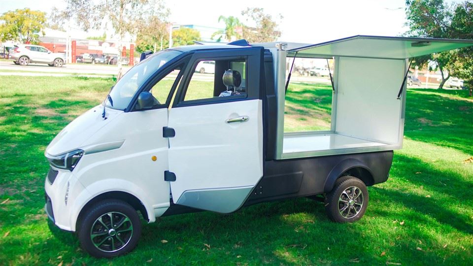 L7e EEC Mini Electric Van Customized COC Electric Food Delivery Car